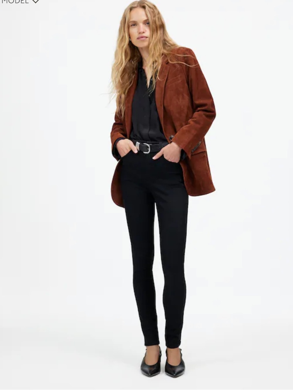 Madewell 10” High Rise Skinny Black Jeans